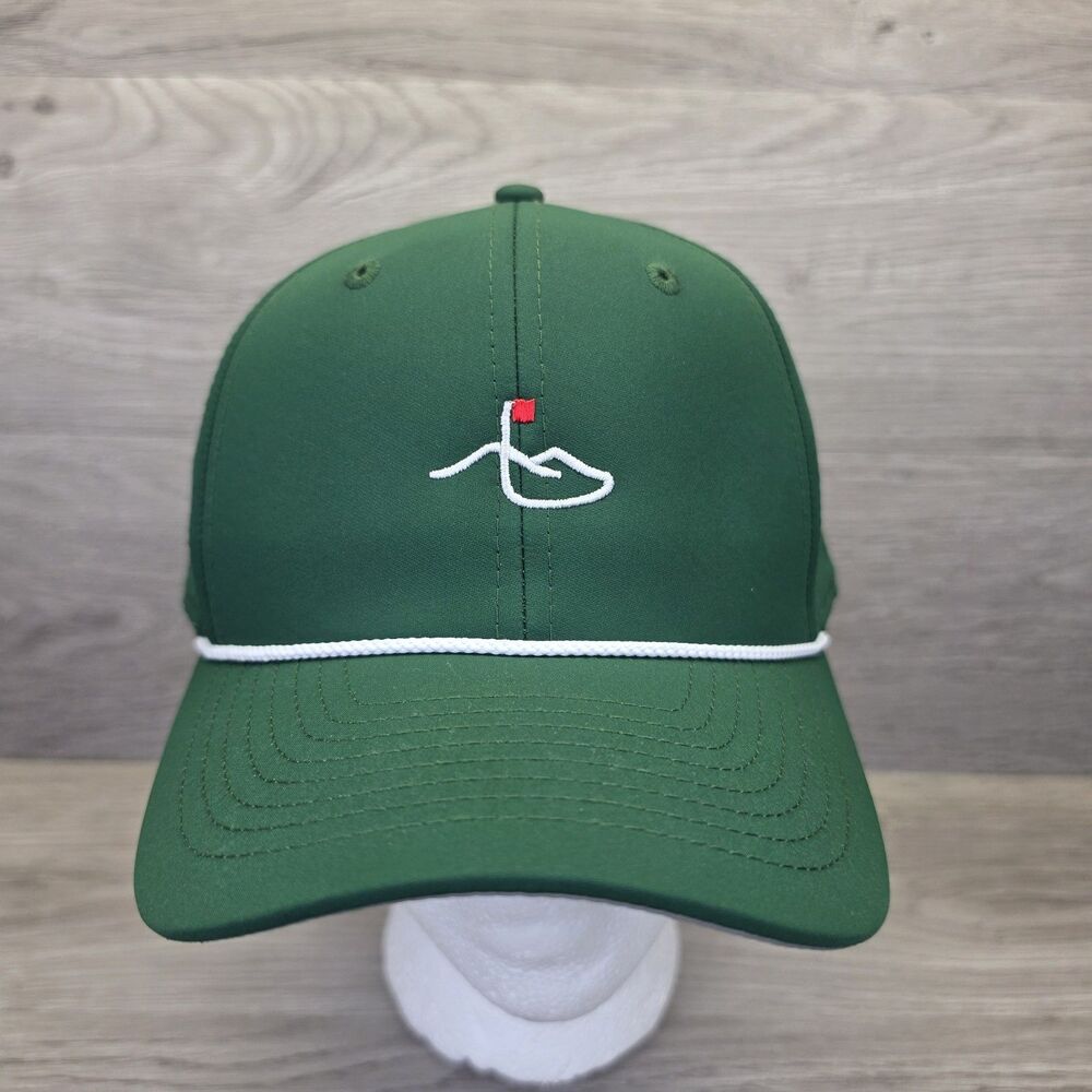 Imperial Golf Rope Hat Green Performance Snapback Cap 2025 Williams Flag Logo